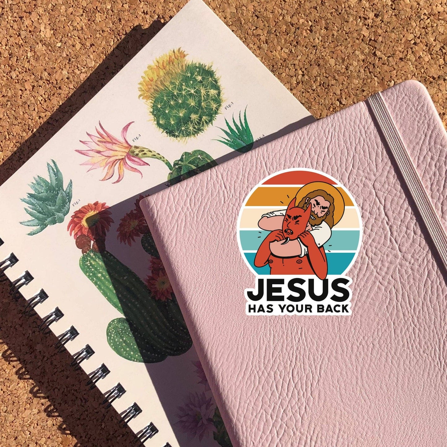 Jesus Has Your Back Sticker