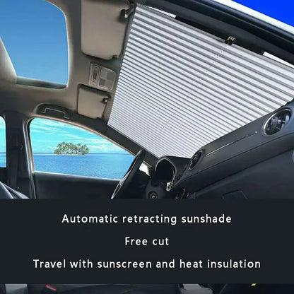 Retractable Car Windshield Sun Shade