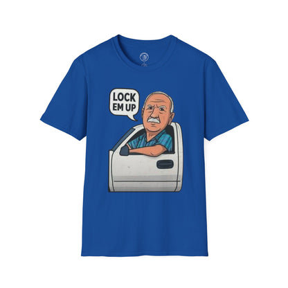 Lock Em Up Unisex Softstyle T-Shirt | Gildan 64000 Viral Meme Tee