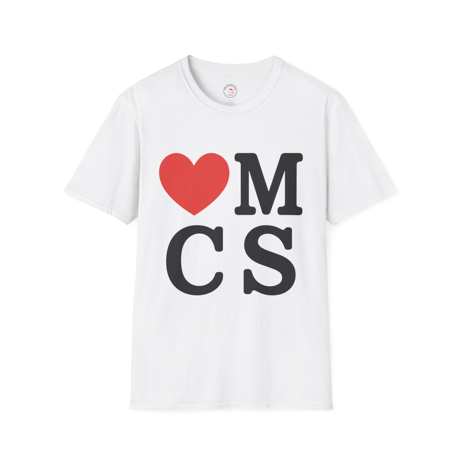 ❤️ MCS – Heart My Car Stuff Unisex Softstyle T-Shirt