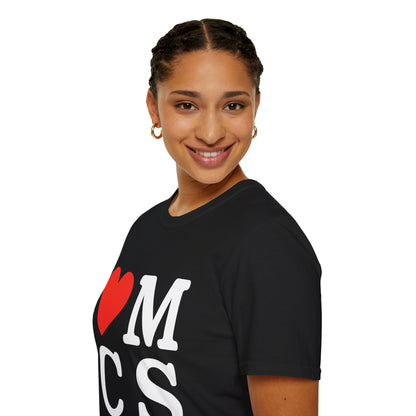 ❤️ MCS – Heart My Car Stuff Unisex Softstyle T-Shirt