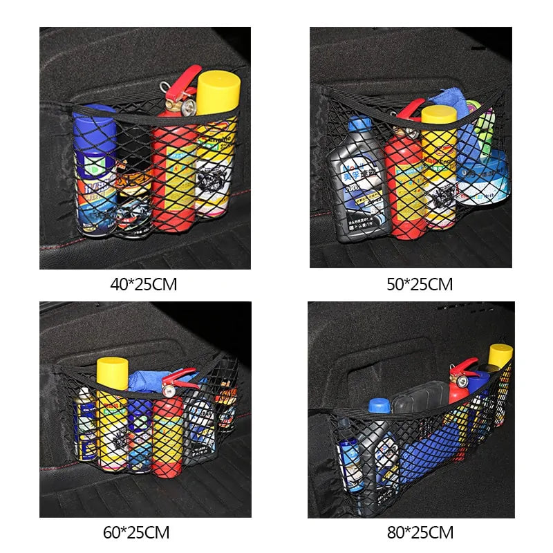 Multifunction Mesh Car Storage Bag