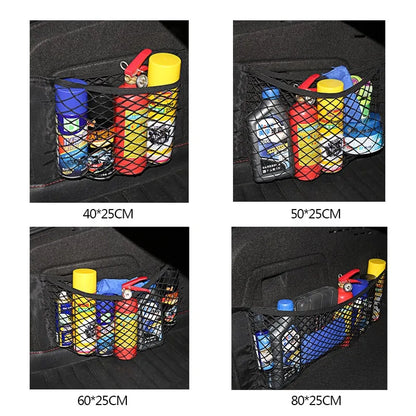 Multifunction Mesh Car Storage Bag