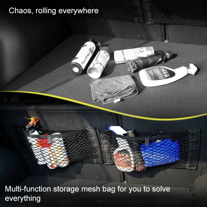 Multifunction Mesh Car Storage Bag