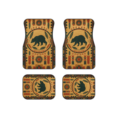 My Car Stuff 'Bear Valley' Native Custom Design Car Mats (4x Front & Rear)