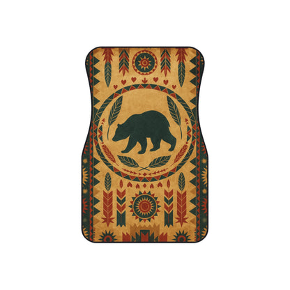 My Car Stuff 'Bear Valley' Native Custom Design Car Mats (4x Front & Rear)