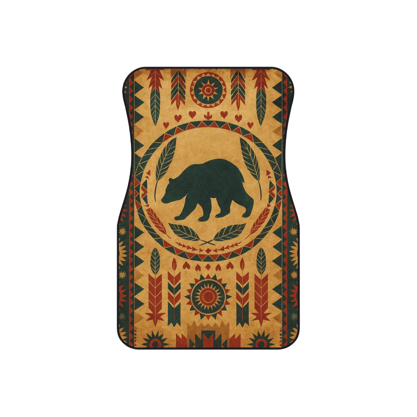 My Car Stuff 'Bear Valley' Native Custom Design Car Mats (4x Front & Rear)