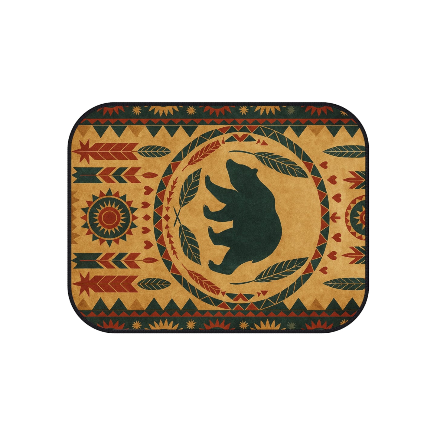 My Car Stuff 'Bear Valley' Native Custom Design Car Mats (4x Front & Rear)