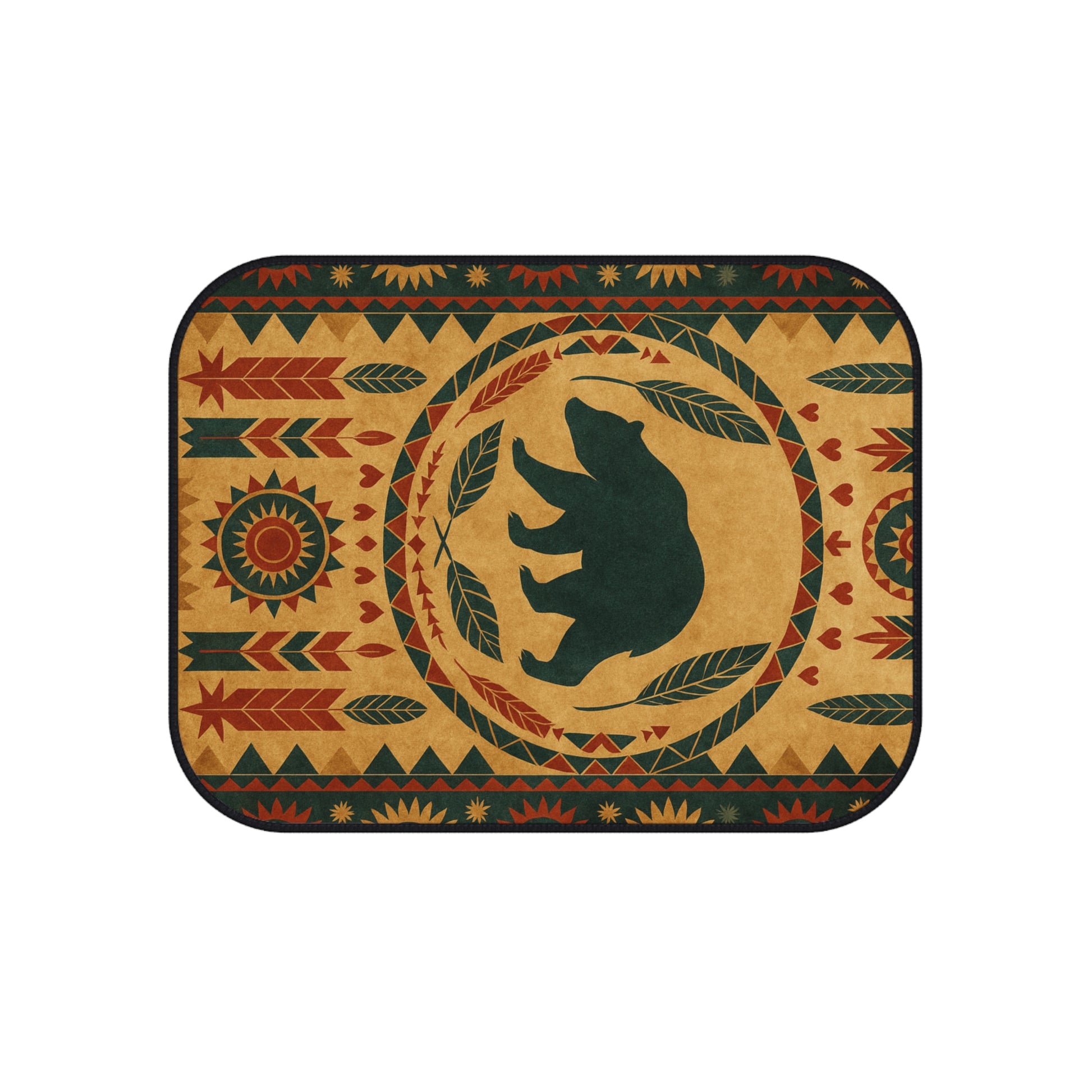 My Car Stuff 'Bear Valley' Native Custom Design Car Mats (4x Front & Rear)