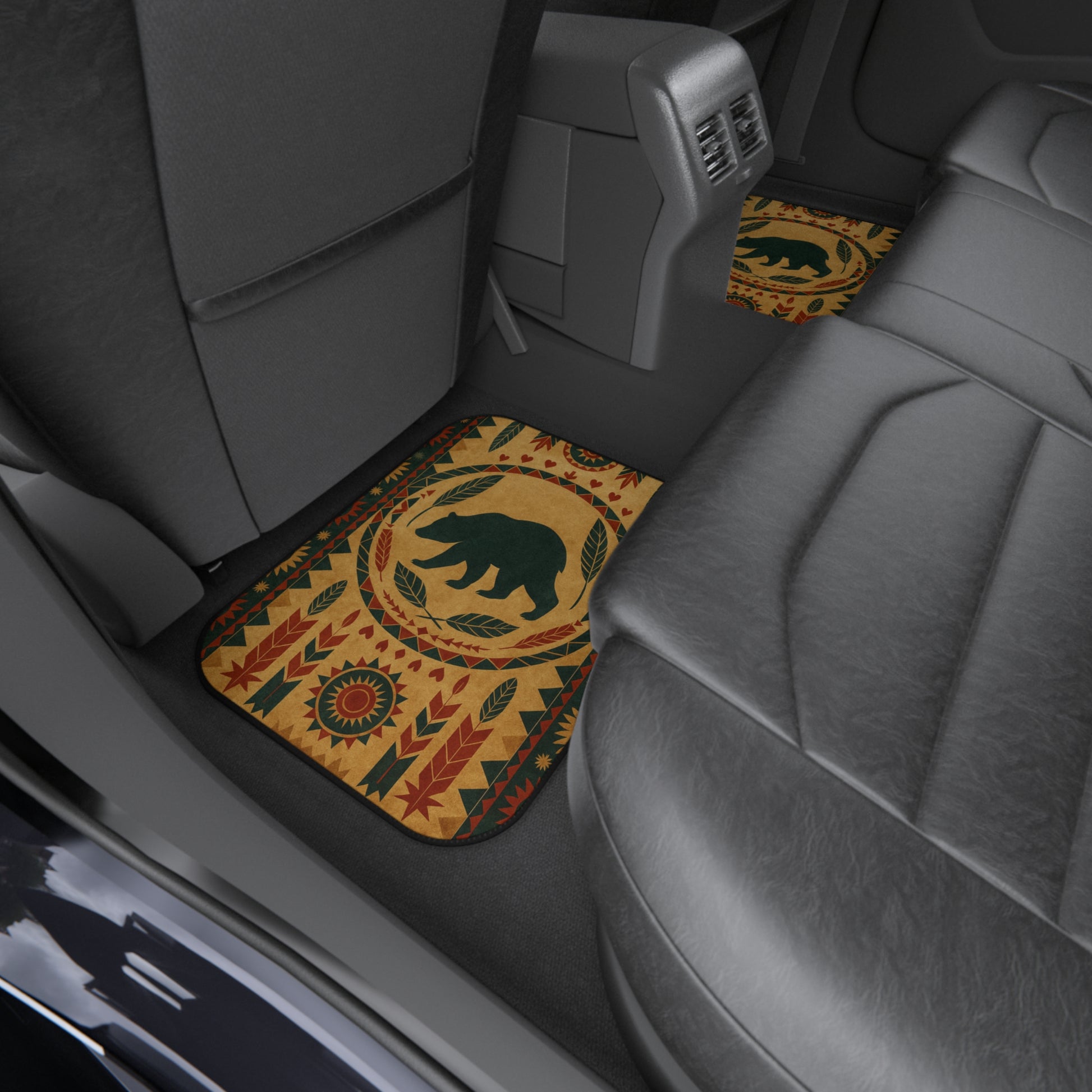 My Car Stuff 'Bear Valley' Native Custom Design Car Mats (4x Front & Rear)