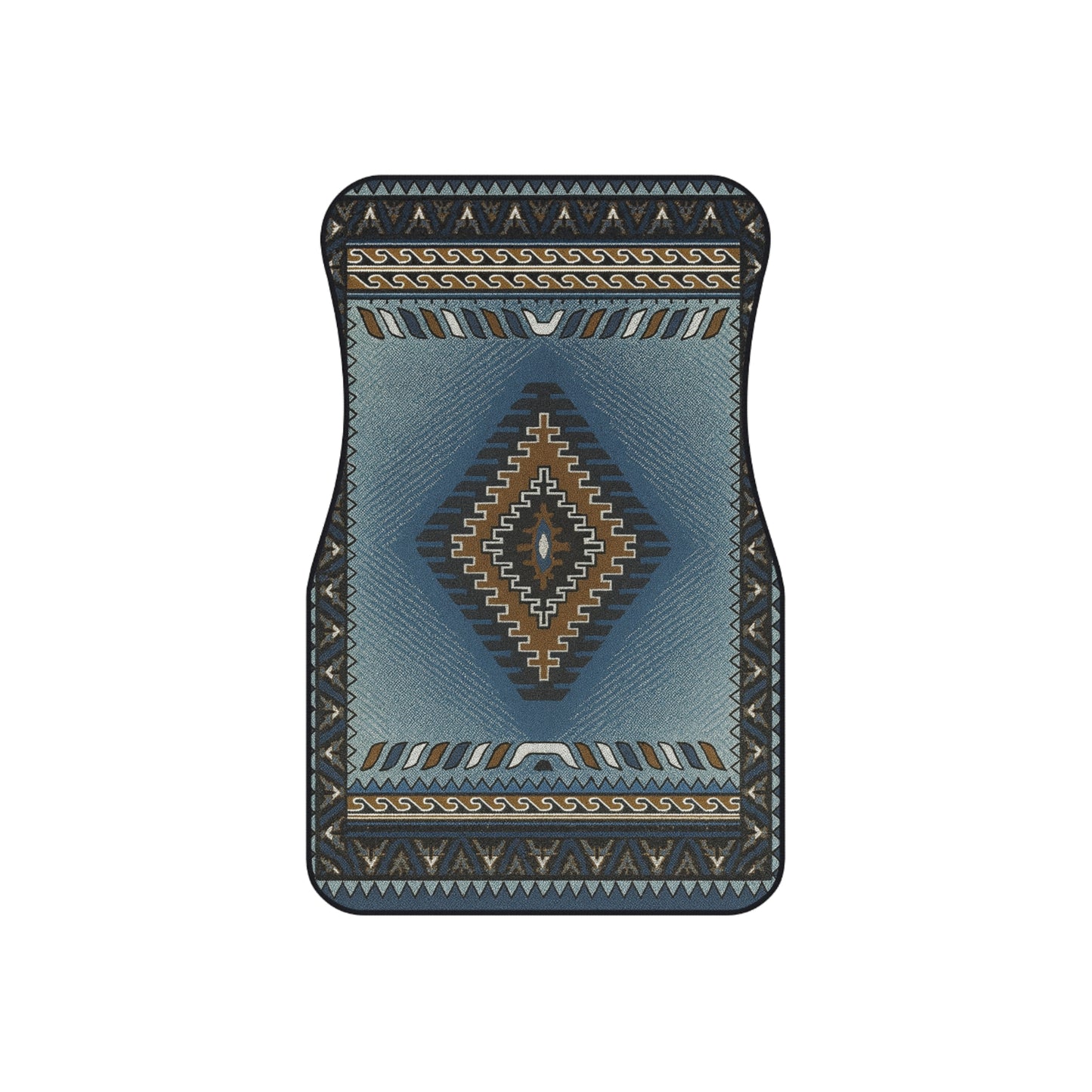 My Car Stuff 'Blue Wave' Native Custom Design Car Mats (4x Front & Rear)