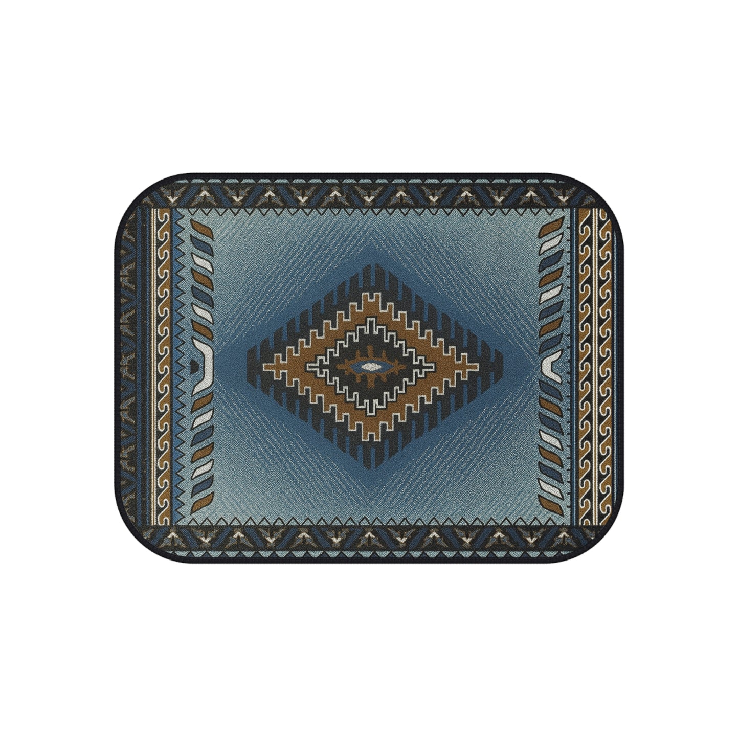 My Car Stuff 'Blue Wave' Native Custom Design Car Mats (4x Front & Rear)