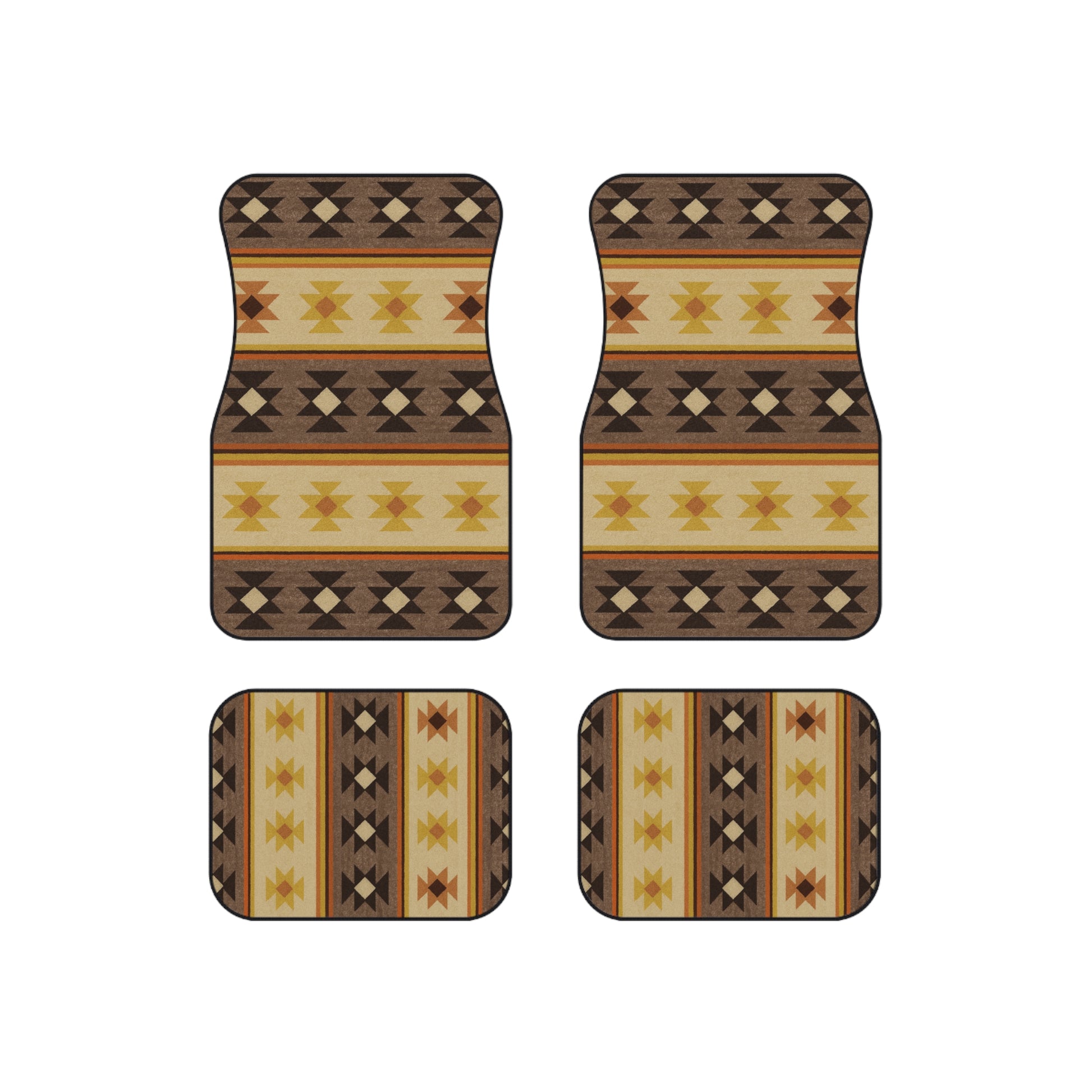 My Car Stuff 'Desert Star Mesa' Native Custom Design Car Mats (4x Front & Rear)
