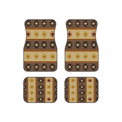 My Car Stuff 'Desert Star Mesa' Native Custom Design Car Mats (4x Front & Rear)