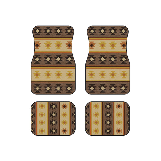 My Car Stuff 'Desert Star Mesa' Native Custom Design Car Mats (4x Front & Rear)