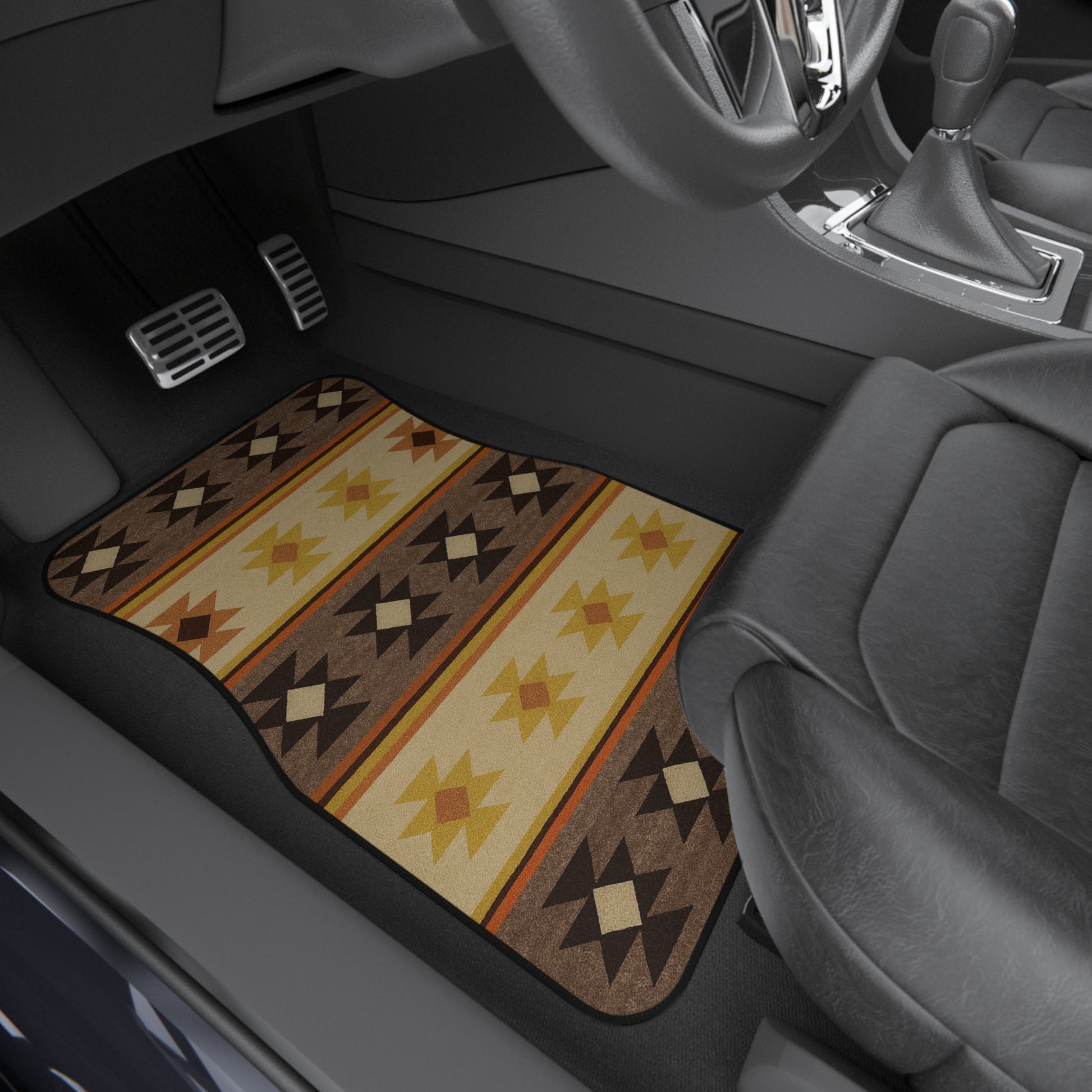 My Car Stuff 'Desert Star Mesa' Native Custom Design Car Mats (4x Front & Rear)
