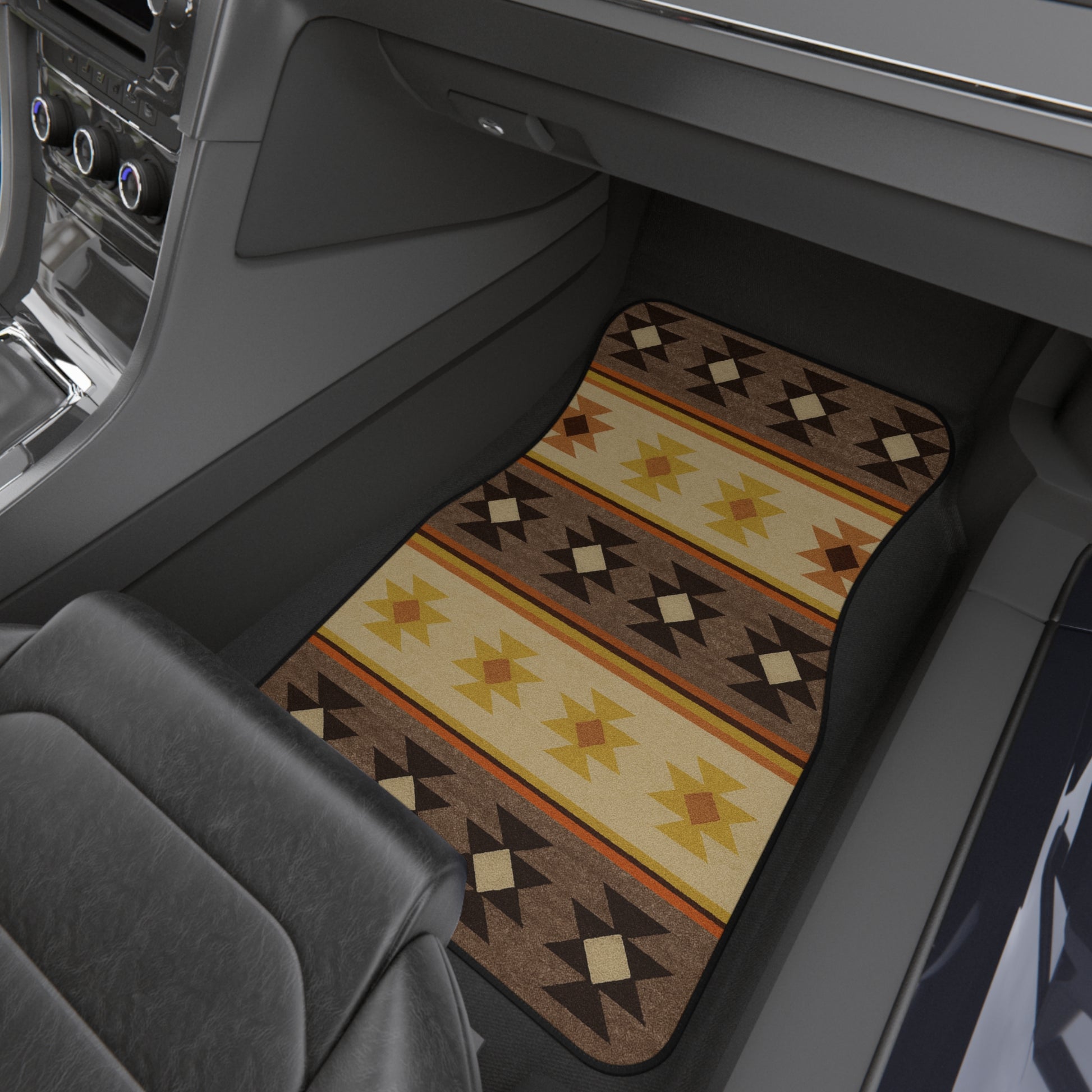 My Car Stuff 'Desert Star Mesa' Native Custom Design Car Mats (4x Front & Rear)