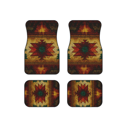 My Car Stuff 'Fire Spirit' Native Custom Design Car Mats (4x Front & Rear)