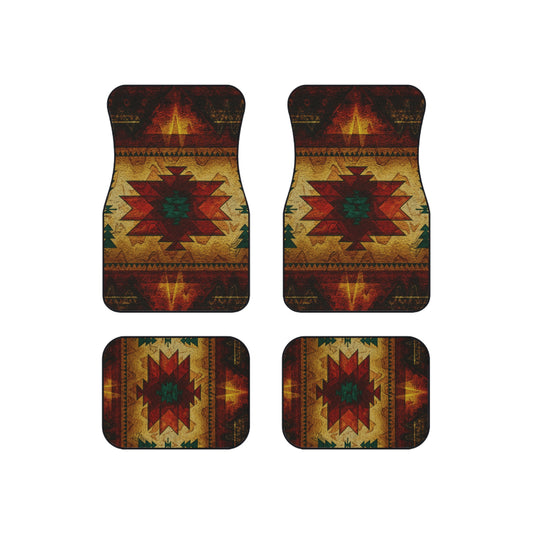 My Car Stuff 'Fire Spirit' Native Custom Design Car Mats (4x Front & Rear)