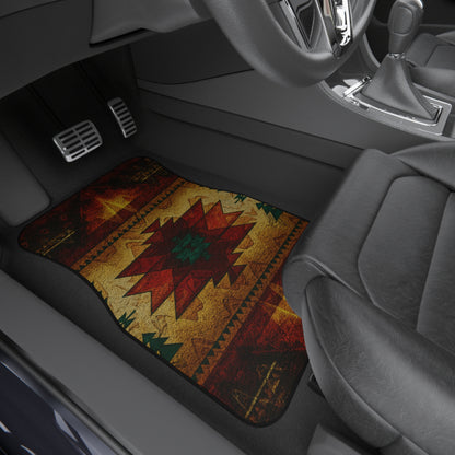 My Car Stuff 'Fire Spirit' Native Custom Design Car Mats (4x Front & Rear)