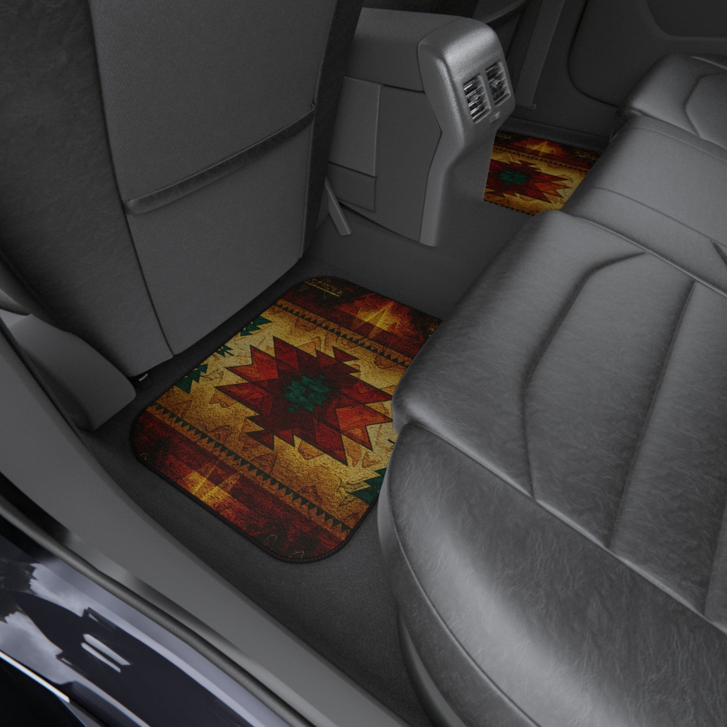 My Car Stuff 'Fire Spirit' Native Custom Design Car Mats (4x Front & Rear)