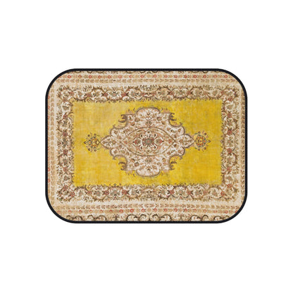 My Car Stuff 'Gold Oriental Rug' Custom Design Car Mats (4x Front & Rear)