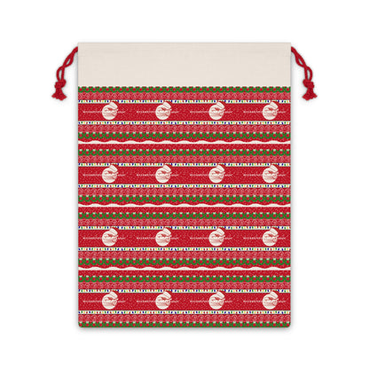 My Car Stuff Holiday Gift Bag – Reusable Holiday Santa Sack & Custom Drawstring Bag