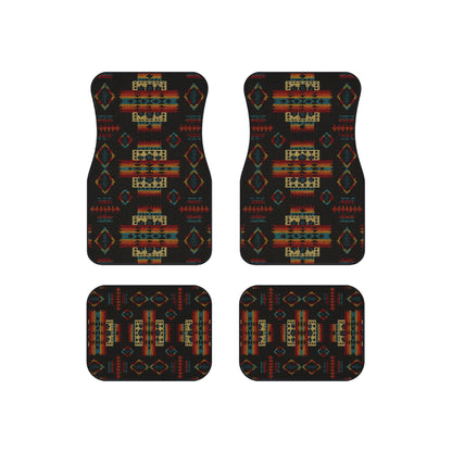 My Car Stuff 'Midnight Prism' Native Custom Design Car Mats (4x Front & Rear)