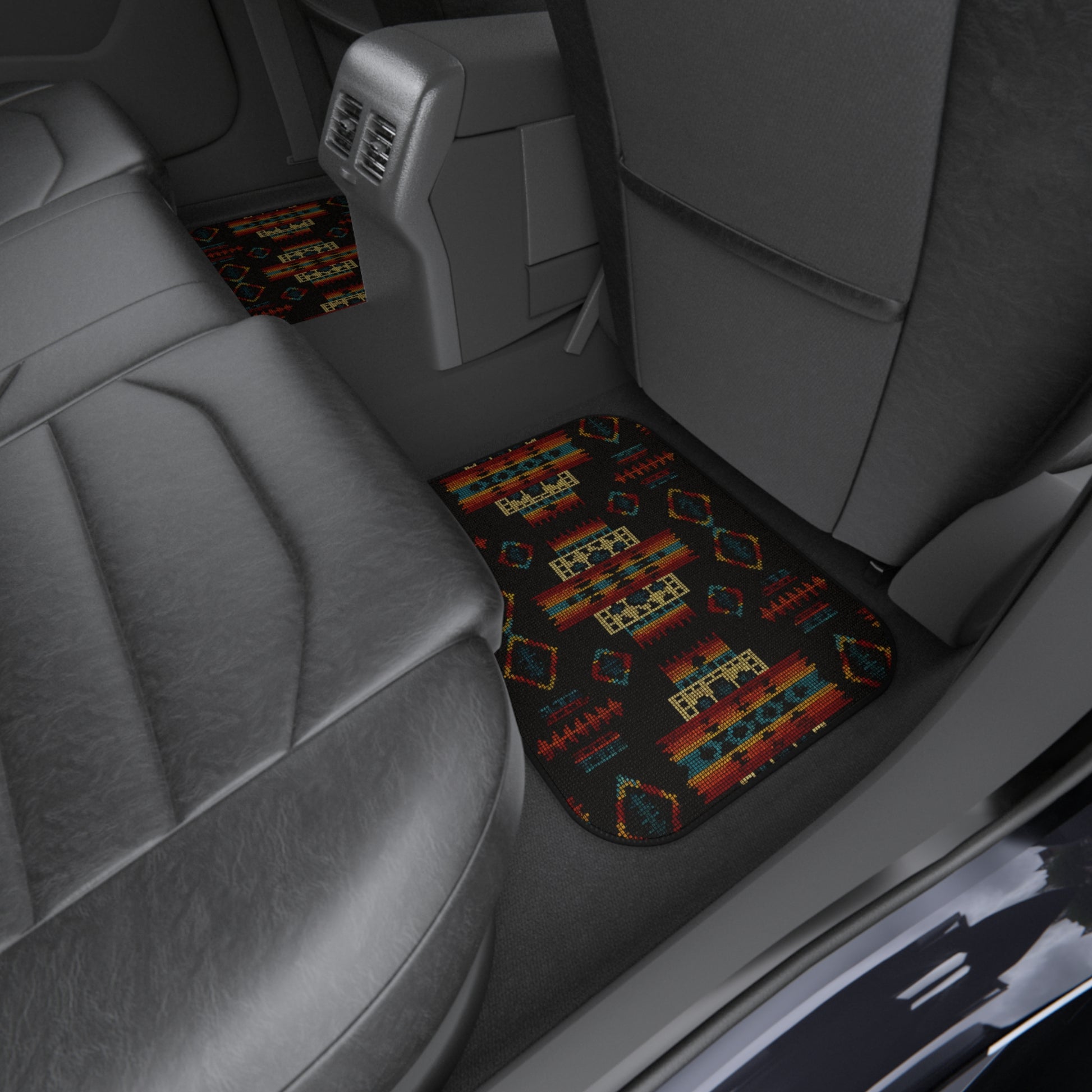 My Car Stuff 'Midnight Prism' Native Custom Design Car Mats (4x Front & Rear)