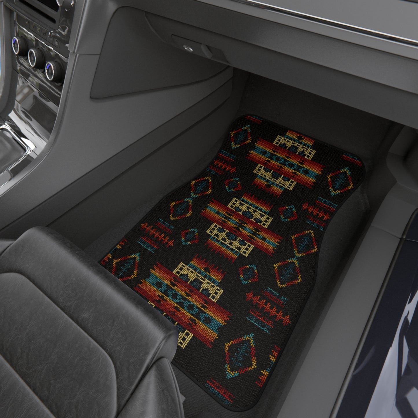 My Car Stuff 'Midnight Prism' Native Custom Design Car Mats (4x Front & Rear)