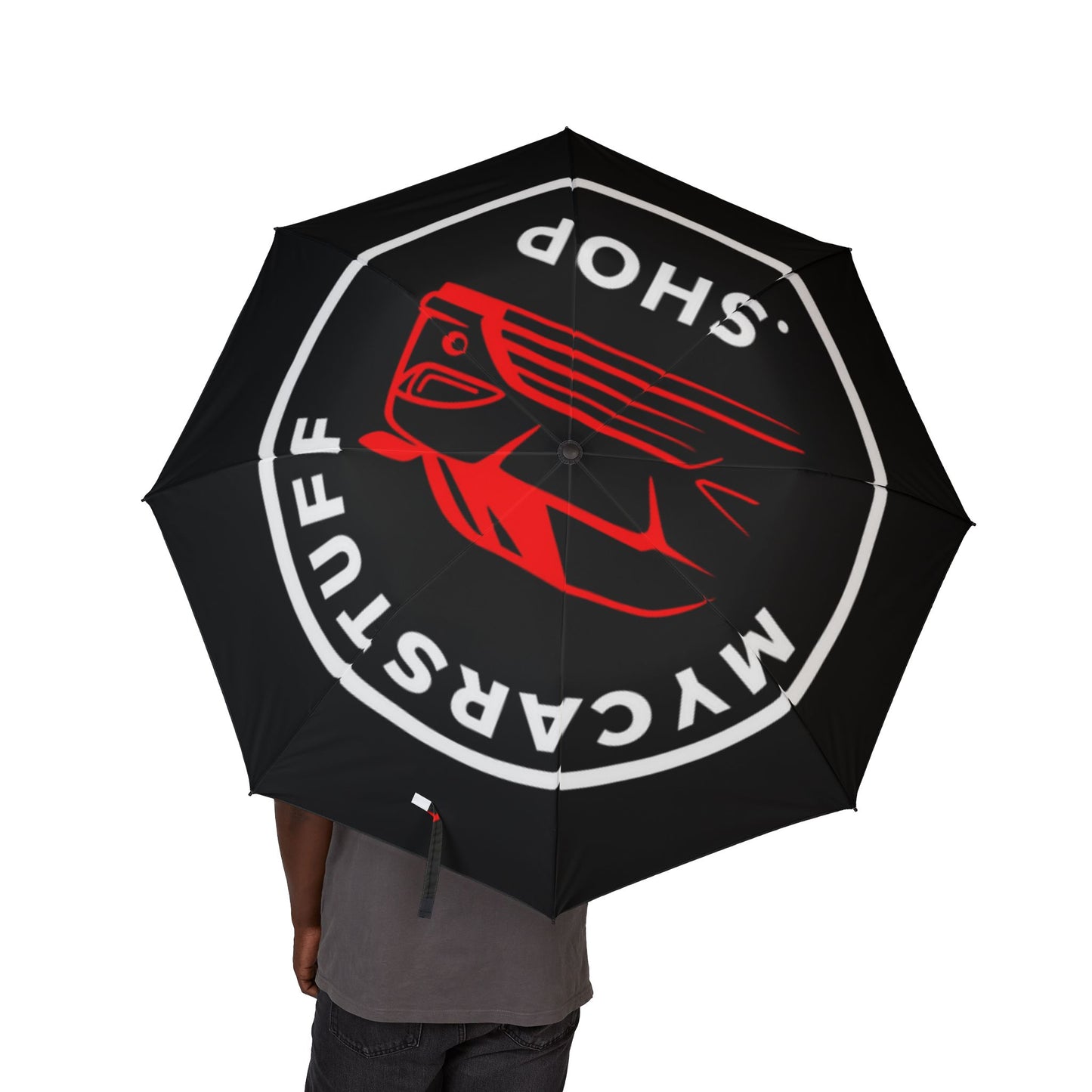 My Car Stuff Semi-Automatic Foldable Umbrella – Waterproof Wind-Resistant Travel Umbrella