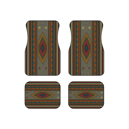 My Car Stuff 'Spirit Diamond' Native Custom Design Car Mats (4x Front & Rear)