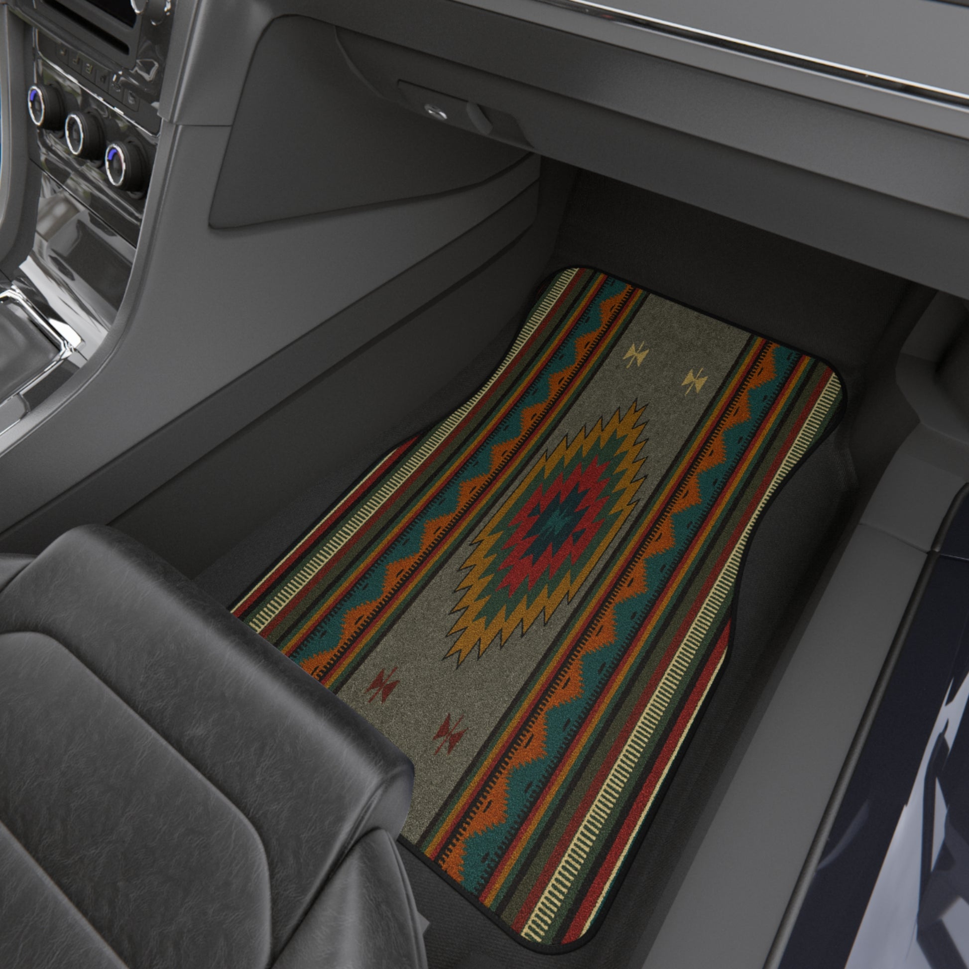 My Car Stuff 'Spirit Diamond' Native Custom Design Car Mats (4x Front & Rear)