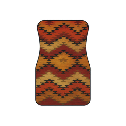 My Car Stuff 'Sunset Trails' Native Custom Design Car Mats (4x Front & Rear)