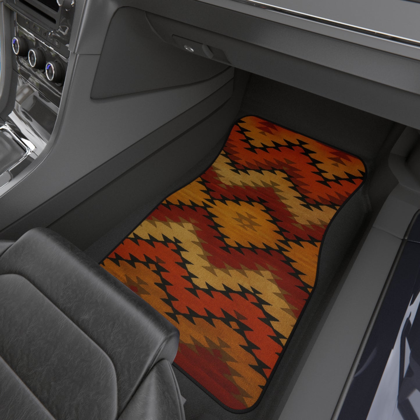 My Car Stuff 'Sunset Trails' Native Custom Design Car Mats (4x Front & Rear)