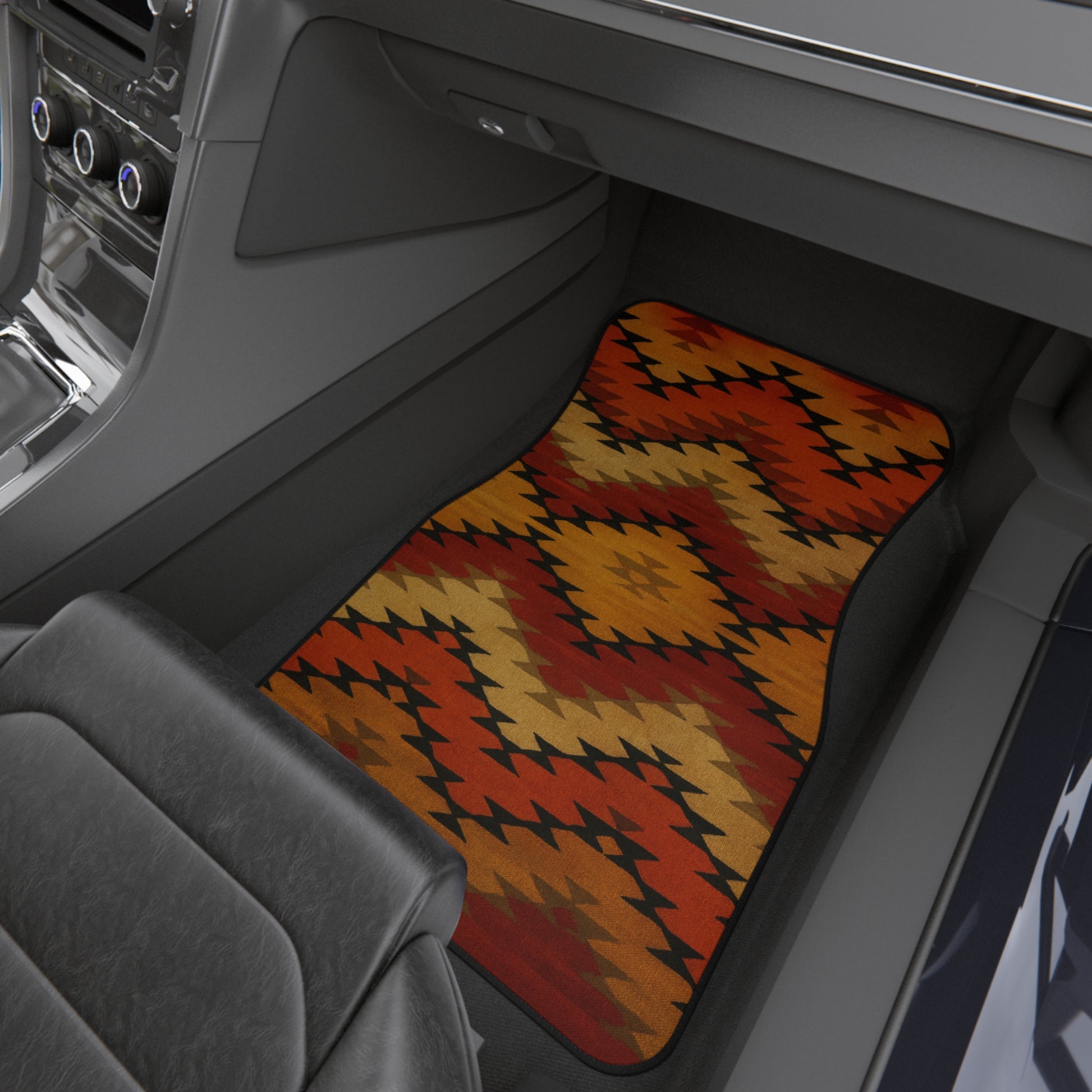 My Car Stuff 'Sunset Trails' Native Custom Design Car Mats (4x Front & Rear)