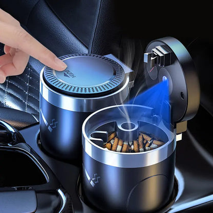 Car Cigarette Ashtray with LED Light