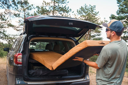 Nokhu PACK Mat – 4" Hybrid Foam Car Camping Mattress | Washable Cover | Fits PACK Rack & Vehicle Sleep Setups