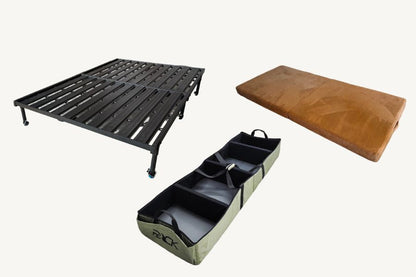 Nokhu PACK Rack SUV Bundle – Complete SUV Camping & Storage System | Rack + PACK Mat + PACK Bin