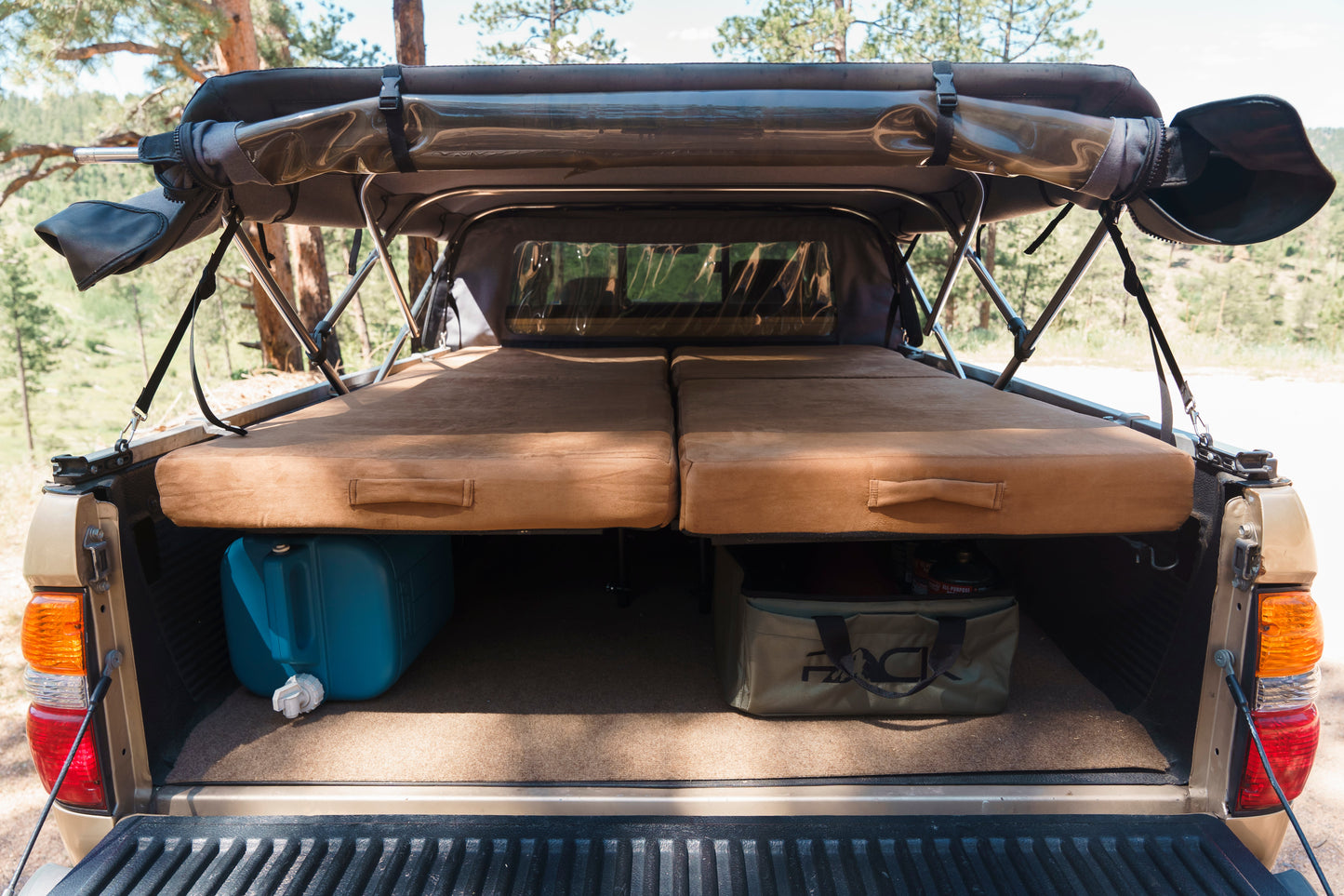 Nokhu Rack Bundle – Complete Car Camping Sleep & Storage System | Rack + PACK Mats + PACK Bins