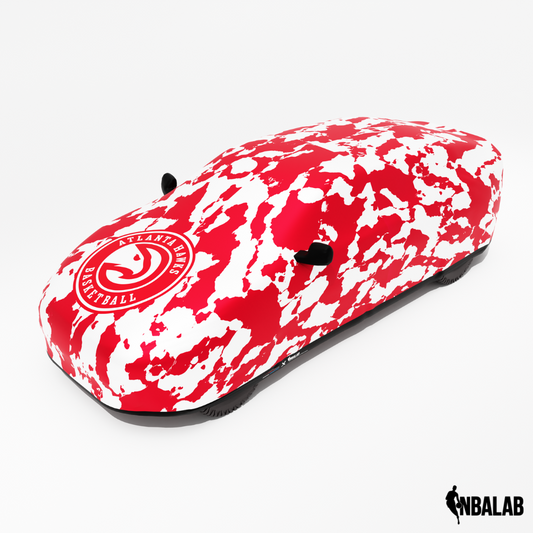 Officially Licensed Atlanta Hawks Camouflage Car Covers – Indoor & Outdoor | NBA Protection | HeroCovers