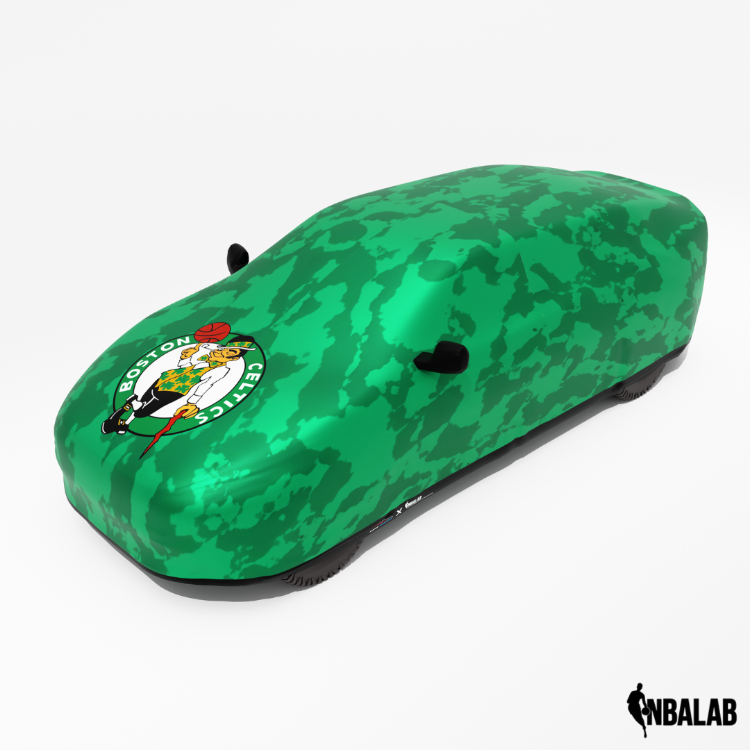 Officially Licensed Boston Celtics Camouflage Car Covers – Indoor & Outdoor | NBA Protection | HeroCovers
