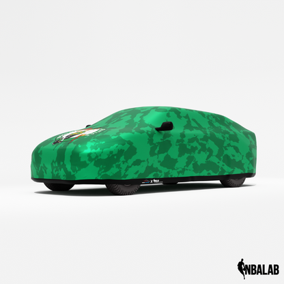 Officially Licensed Boston Celtics Camouflage Car Covers – Indoor & Outdoor | NBA Protection | HeroCovers