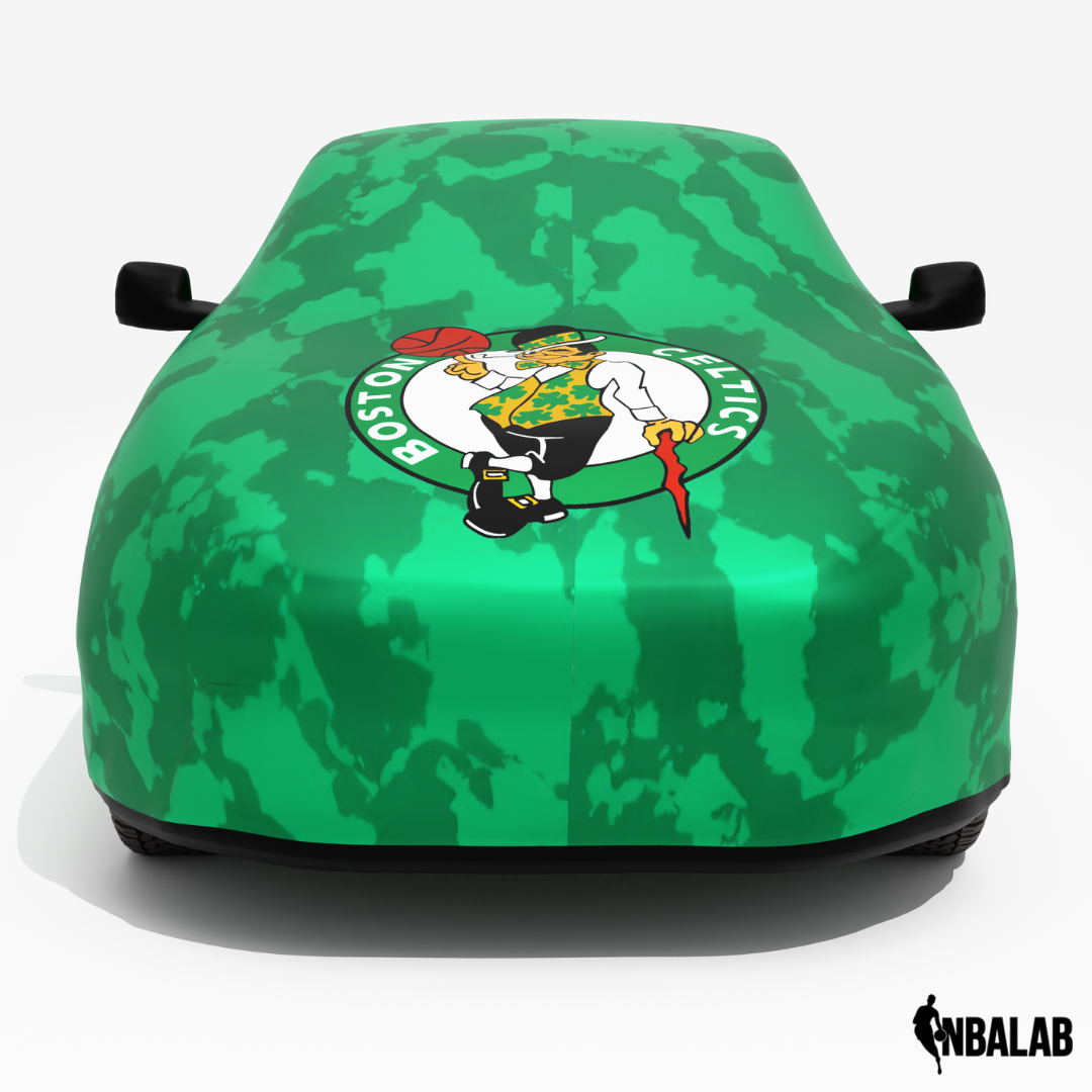 Officially Licensed Boston Celtics Camouflage Car Covers – Indoor & Outdoor | NBA Protection | HeroCovers