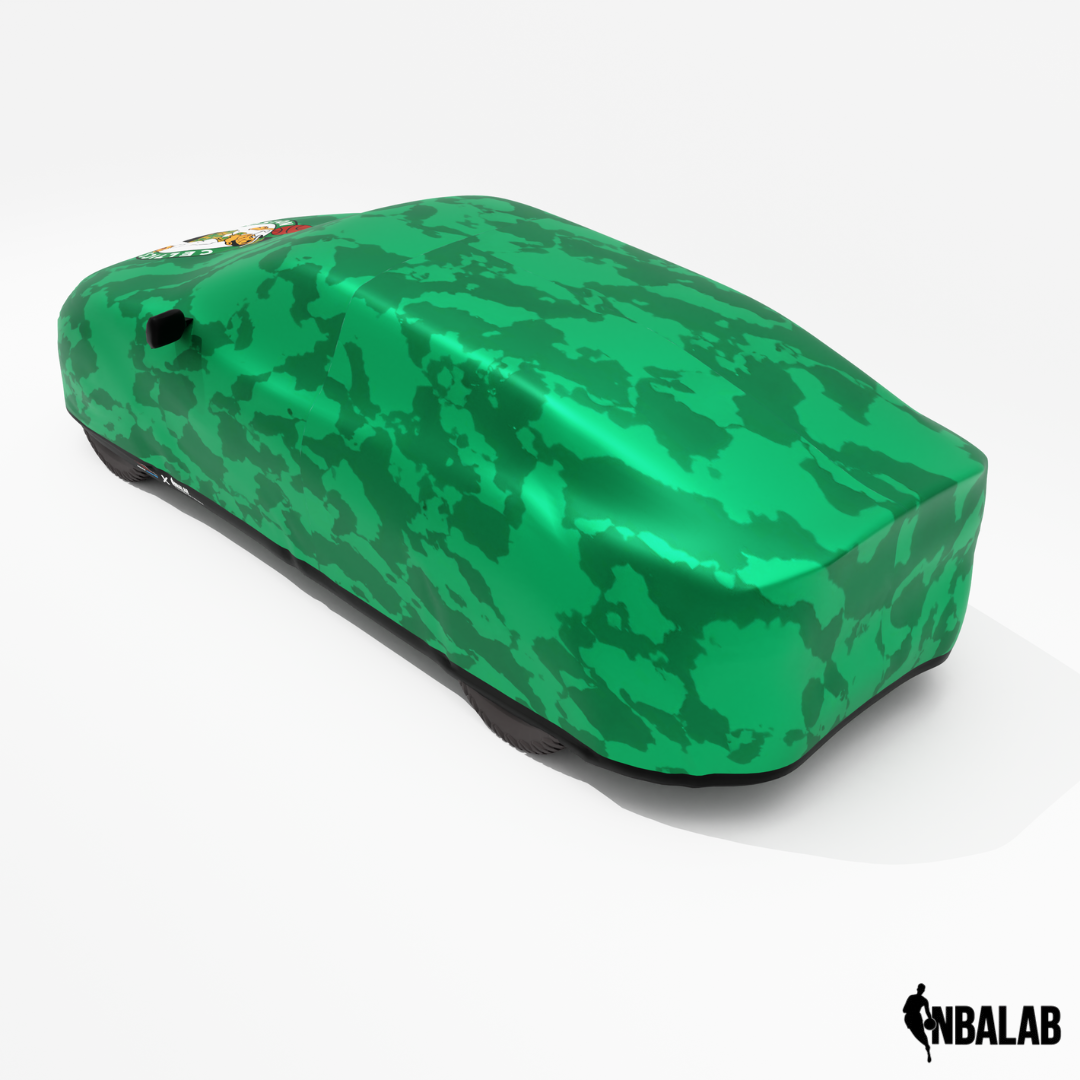Officially Licensed Boston Celtics Camouflage Car Covers – Indoor & Outdoor | NBA Protection | HeroCovers