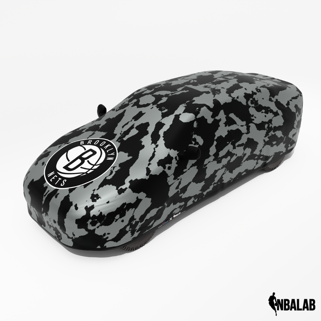 Officially Licensed Brooklyn NETS Camouflage Car Covers – Indoor & Outdoor | NBA Protection | HeroCovers
