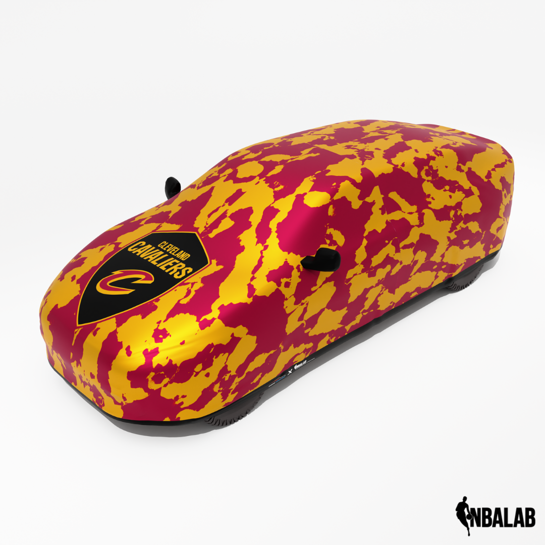 Officially Licensed Cleveland Comouflage Car Covers – Indoor & Outdoor | NBA Protection | HeroCovers