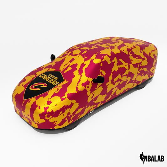 Officially Licensed Cleveland Comouflage Car Covers – Indoor & Outdoor | NBA Protection | HeroCovers