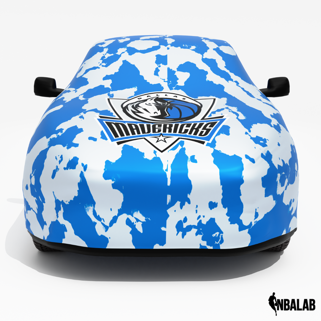 Officially Licensed Dallas Mavericks Comouflage Car Covers – Indoor & Outdoor | NBA Protection | HeroCovers