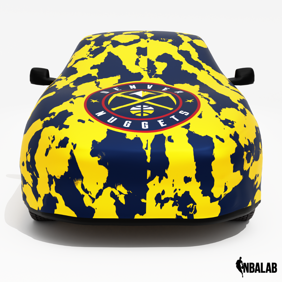 Officially Licensed Denver Nuggets Comouflage Car Covers – Indoor & Outdoor | NBA Protection | HeroCovers